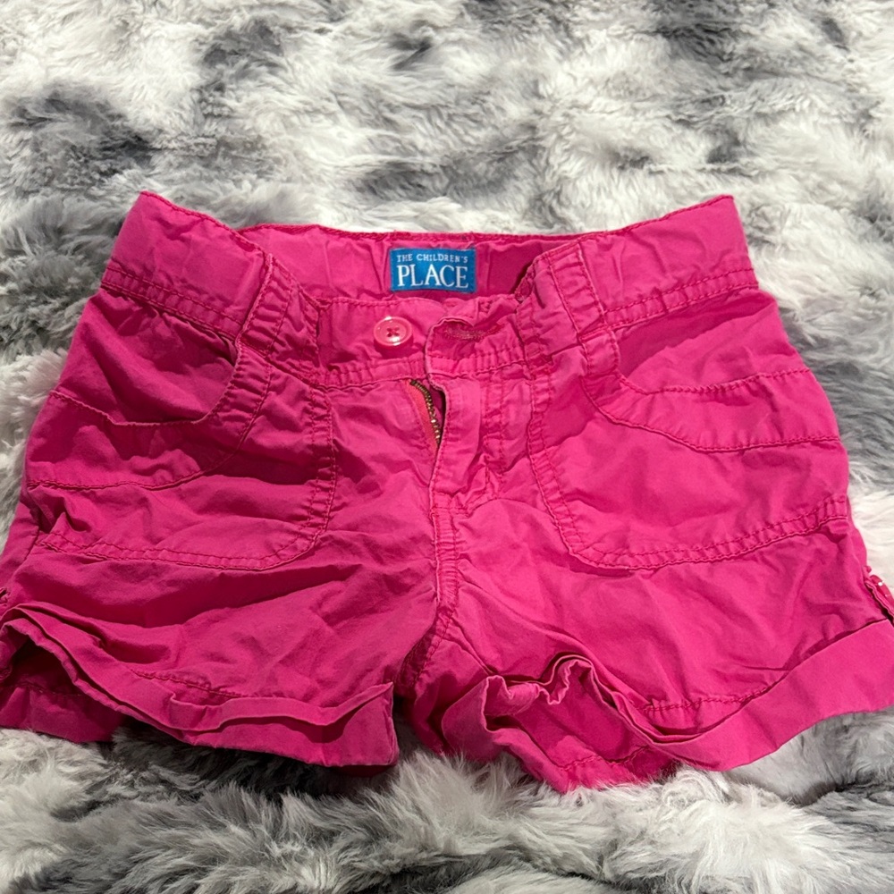 The Children's Place Vibrant Pink Cargo Shorts